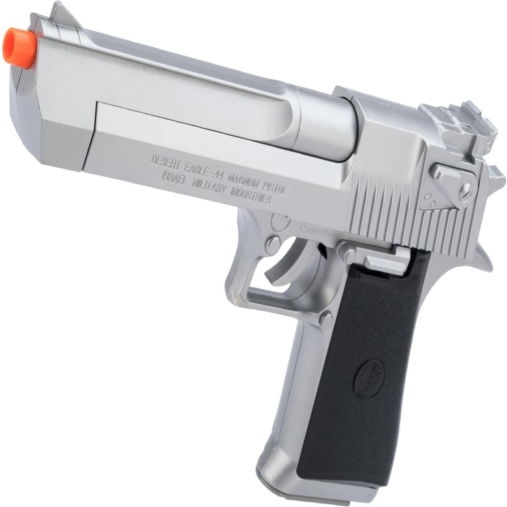 Evike Airsoft - Airsoft DE Licensed Magnum 44 Airsoft Pistol (Color: Silver)