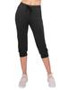 ALWAYS Womens Capri Jogger Sweatpants with Pockets  Super Soft Stretch Lounge Pants, Casual Joggers for Women, Yoga Workout & Daily Wear, Black US S (Tag S/M) view 2