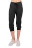 ALWAYS Womens Capri Jogger Sweatpants with Pockets  Super Soft Stretch Lounge Pants, Casual Joggers for Women, Yoga Workout & Daily Wear, Black US S (Tag S/M) view 3