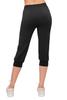 ALWAYS Womens Capri Jogger Sweatpants with Pockets  Super Soft Stretch Lounge Pants, Casual Joggers for Women, Yoga Workout & Daily Wear, Black US S (Tag S/M) view 4
