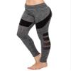 ALWAYS Yoga Pants for Women - High Waisted Mesh Stretch Workout Activewear Leggings Grey Black M view 1