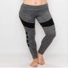 ALWAYS Yoga Pants for Women - High Waisted Mesh Stretch Workout Activewear Leggings Grey Black M view 3