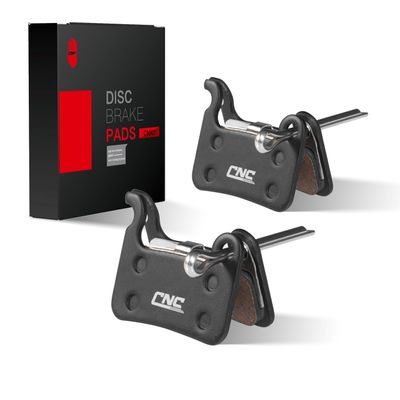 2 Pairs Bicycle Disc Brake Pads for Shimano XT M765 M775 M776 LX M585 XTR M965 M966 M975 SLX M665 T665 Deore M535 M595 M596 Saint Hone Alfine, Resin Organic