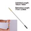 Cyfie Retractable Fishing Gaff, Stainless Steel Flounder Gig Frog Gig Gaff Pole, Muti-Size Telescopic Fishing Gaff with 8mm Screw, Capable for Gaff Harpoon Hook (6 Feet Extending Pole) view 3