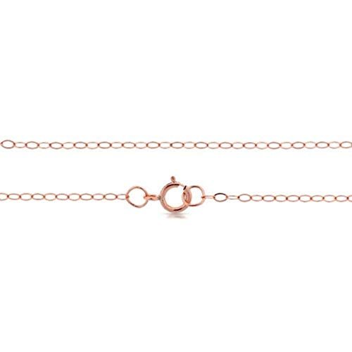 14Kt Rose Gold Filled 2.2x1.7mm 18" Flat Cable Chain - 1pc (4870)/1