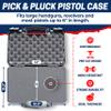 Cedar Mill Fine Firearms TSA Approved Gun Case - Gun Carry-on Bag for Handgun & 9mm Pistol, Revolver - Airline Approved Hard Case - Travel Case Carrying Bag (12.3 x 10.5) view 2