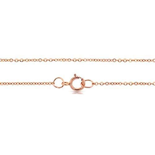14Kt Rose Gold Filled 1.3x1mm 16" Flat Cable Chain - 1pc (4859)/1