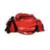 Vise Clear Top 3 Ball Tote Roller Bowling Bag with Shoe Bag- Red view 1