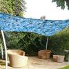 LIYFF-Tarps Camouflage Netting - Woodland Lightweight Durable Sunshading Net| Outdoor Jungle Camping Military Hunting Shooting Hide Camo Netting - Blue view 4