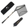 YVLEEN Folding Fishing Net - Foldable Fish Landing Net Robust Aluminum Telescopic Pole Handle and Nylon Mesh 16inch Hoop Size view 1