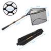 YVLEEN Folding Fishing Net - Foldable Fish Landing Net Robust Aluminum Telescopic Pole Handle and Nylon Mesh 16inch Hoop Size view 3