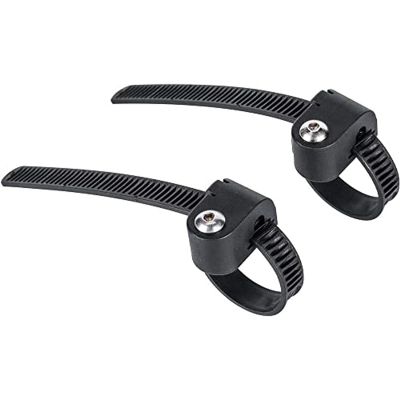 TOPEAK VersaMount, 2pcs per Set Cycling Bottle Holder, Unisex, Black (Black), 20-60 mm