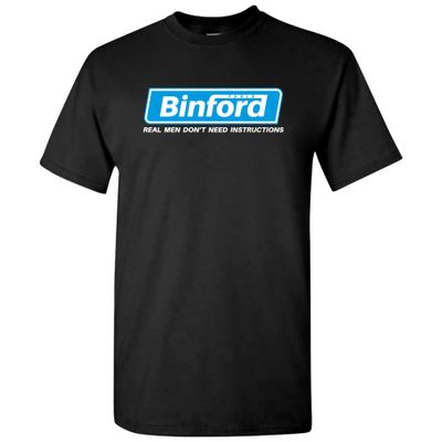 Binford Tools - Funny TV Show Handyman Dad T Shirt - Medium - Black