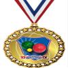 Bocce Ball Medal, 2 1/2" Galaxy Star Bocce Ball Medals, Great Bocce Ball Awards 10 Pack Prime view 1