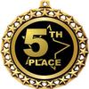5th Place Medal, 2 1/2" Galaxy Star Fifth Place Medals, Great Fifth Place Awards 50 Pack Prime view 2