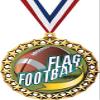 Flag Football Medal, 2 1/2" Galaxy Star Flag Football Medals, Great Flag Football Awards 10 Pack Prime view 1