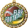 Flag Football Medal, 2 1/2" Galaxy Star Flag Football Medals, Great Flag Football Awards 10 Pack Prime view 2