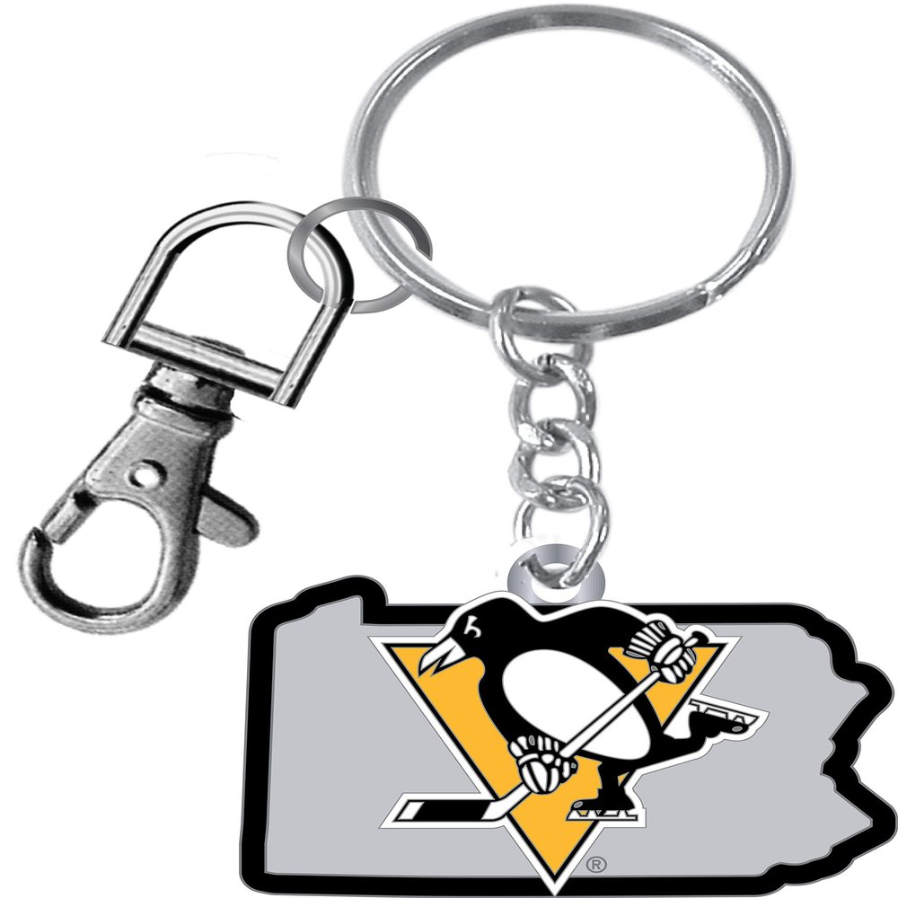 Aminco NHL Pittsburgh Penguins Heavyweight Home State Design Keychain