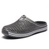 ILINXUAN Womens Mens Bathroom Garden Non-slip Hole Breathable Lightweight Sandals Unisex Beach Quick Drying Sandals Couple Indoor/Outdoor Slippers Grey EU 37 view 1