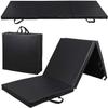 HomGarden 6 Folding Tri-Fold Exercise Mat, Gymnastics Mat Gym Aerobics Tumbling Mats w/Carrying Handles for Stretching Yoga MMA AcrobatismCore Workouts view 1