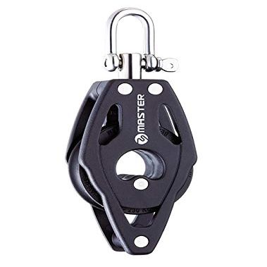 Marine Boat Yacht Sailboat Hardware 40mm 1 9/16 inch Single Swivel Shackle Becket Block Master BB-0402F
