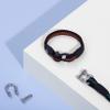 Cord Bracelet For Women | Beautiful Braided Accessory | Womens Chakra Bracelet | Red Colour | Silver Shackle B-2-7.25 view 3