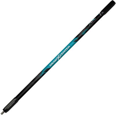 Dead Center Archery Products Diamond Series Carbon Stabilizer (Teal, 28)