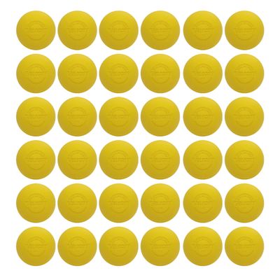 Velocity Practice Lacrosse Balls - 1, 2, 3, 6, 12, 18, 24, 36, 60 and 120 Packs - Official Size and Weight - Yellow