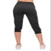 ALWAYS Womens Cargo Capri Jogger Sweatpants with Pockets  Super Soft Stretch Lounge Pants, Casual Joggers for Women, Daily Wear & Travel, Black M view 4
