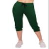 ALWAYS Womens Capri Jogger Sweatpants with Pockets  Super Soft Stretch Lounge Pants, Casual Joggers for Women, Yoga Workout & Daily Wear, Hunter Green US M (Tag L/XL) view 2