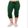 ALWAYS Womens Capri Jogger Sweatpants with Pockets  Super Soft Stretch Lounge Pants, Casual Joggers for Women, Yoga Workout & Daily Wear, Hunter Green US M (Tag L/XL) view 3