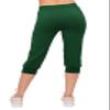 ALWAYS Womens Capri Jogger Sweatpants with Pockets  Super Soft Stretch Lounge Pants, Casual Joggers for Women, Yoga Workout & Daily Wear, Hunter Green US M (Tag L/XL) view 4