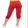 ALWAYS Womens Capri Jogger Sweatpants with Pockets  Super Soft Stretch Lounge Pants, Casual Joggers for Women, Yoga Workout & Daily Wear, Red US S (Tag S/M) view 4