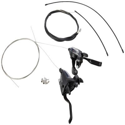 Shimano Altus ST-EF500 EZ fire Plus STI Set, 2-Finger Lever, 3 x 7-Speed, Black