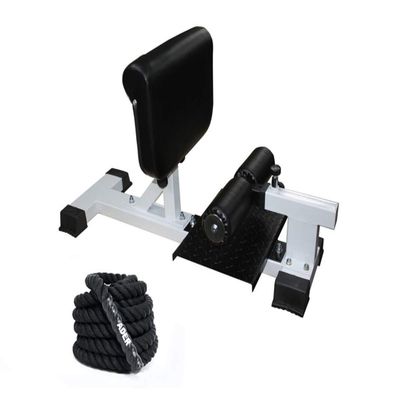 Ader Sissy Squat Machine Leg Extension with 30ft Battle Rope Power Rope
