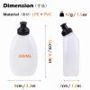 TRIWONDER Water Bottles Running Flask Hydration Vest Packs Waist Belt Replacement BPA Free Leakproof for Triathlon Marathon Hiking Cycling Sport Gym Runner (280ml/9.5oz) view 2