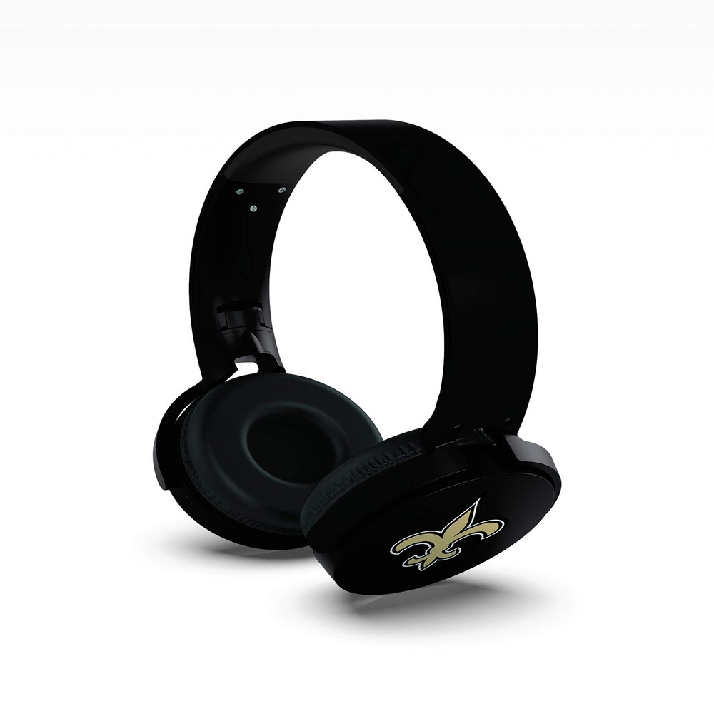 NFL New Orleans Saints Wireless Bluetooth Headphones, Team Color