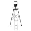Big Game The Defender Tripod Stand, 1 Person Deer Hunting Climbing Ladder with Rotating Flex-Tek Seat and Shooting Rail, 12.5' view 1