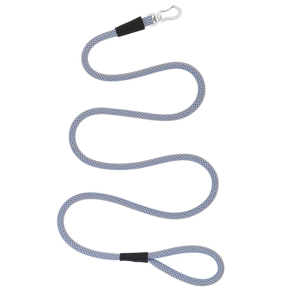 Terrain D.O.G. Elevation Leash, 7/16" x 6', Sky Blue/Silver/Purple
