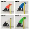 UP SURF Singel Fin Future 6" Longboard Surfboard Fin 7'' Fiberglass Honeycomb Carbon Professional (White, 7'') view 3