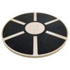 Fitvids Non-Slip Wooden Wobble Balance Board Core Trainer 15.55-inch Diameter with 360 Rotation for Stability Training  Black  15.55-inch Diameter with 360 Rotation  Black view 2