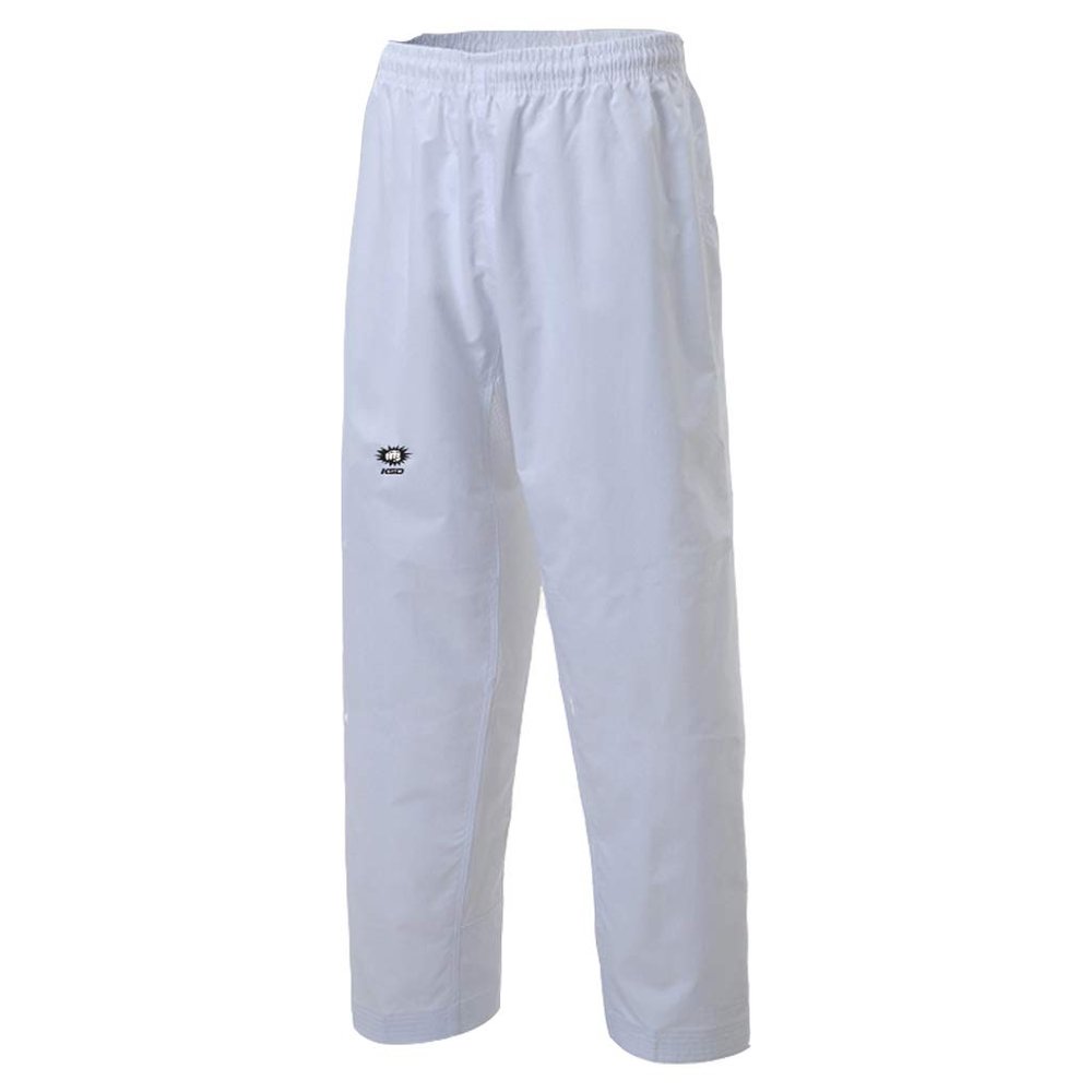 Korea Taekwondo Fighter Pants White Competition MMA Martial Arts UFC Karate Hapkido Gym School Academy Match (160 (Height 150~160cm)(4.92~5.24ft))