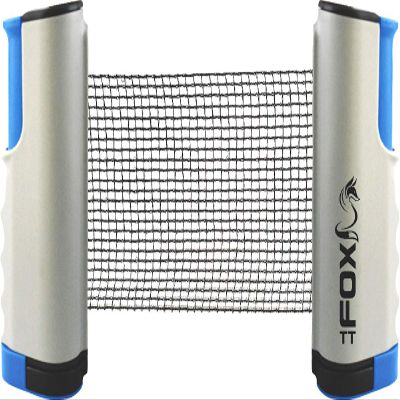 Fox Nets Fox TT Unisex's Retractable Table Tennis Net, Multi-Coloured, One Size
