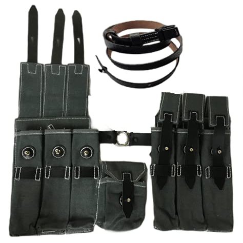 WWII WW2 German Army WH HEER MP38 MP40 Ammo Pouch (GET Free MP Sling)