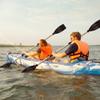 Kayak Paddle, 2Pcs 49.6 Inch Professional Row Boat Oars Paddles Detachable Lightweight Aluminium Alloy Ribbed Shaft Kayaking Boating Oar with Anti-Slip Grip for Youth & Adult view 3