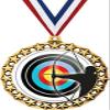 Archery Medal, 2 1/2" Galaxy Star Archery Shooter Medals, Great Archery Awards 50 Pack Prime view 1