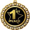 1st Place Medal, 2 1/2" Galaxy Star First Place Medals, Great First Place Awards 50 Pack view 2