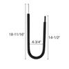 Extreme Max 3006.8453 Aluminum Surfboard Wall Cradle view 2