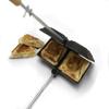 Coghlan's Cast Iron Double Camp Cooker - Pre-Seasoned Pie Iron Sandwich Maker with Removable Handles, Easy-to-Clean for Grilled Sandwiches, Toasted Pies, and Meats, For Campfire Cooking view 4