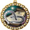 Horseshoe Medal, 2 1/2" Galaxy Star Horseshoe Toss Medals, Great Horseshoe Awards 100 Pack Prime view 2